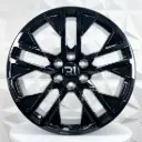 RIN 22X9 6-139.7 R1 SPORT C083 GLOSS BLACK ET20 CB78.1