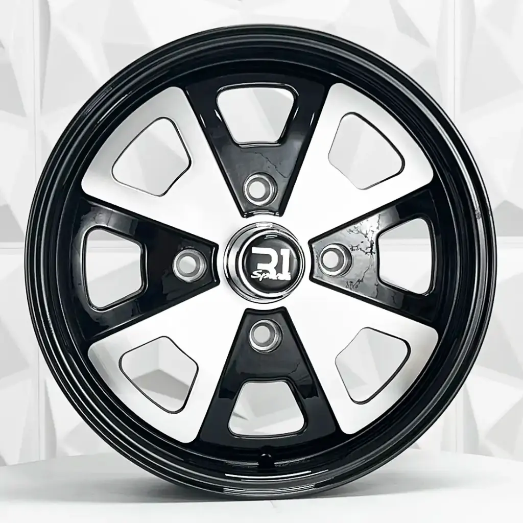 RIN 15X5.5 4-130 R1 SPORT A426 BLACK MACHINE FACE ET35.4 CB79.1