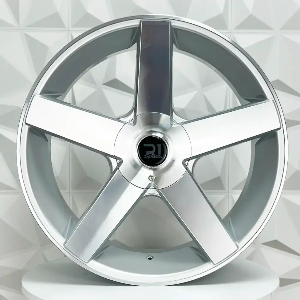 RIN 22X9.5 6-135/139.7 R1 SPORT 5077 SILVER MACHINE FACE ET13 CB87.1