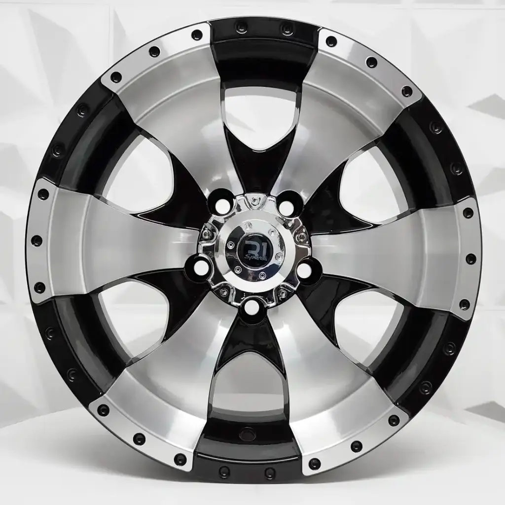 RIN 15X7 6-139.7 R1 SPORT JA195 BLACK MACHINE FACE ET-2 CB108.2
