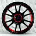 RIN 15X7 5-100 R1 SPORT JCW48 BLACK RED LINE ET35 CB73.1