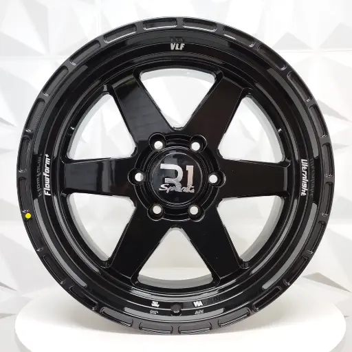[187529] RIN 18X9 6-139.7 R1 SPORT VLF-S07 GLOSSY BLACK ET0 CB106.3