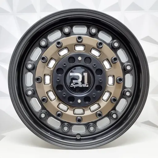 [168557] RIN 16X8 6-139.7 R1 SPORT RGW8879 MATTE BRONZE +BLACK LIP ET0 CB110 