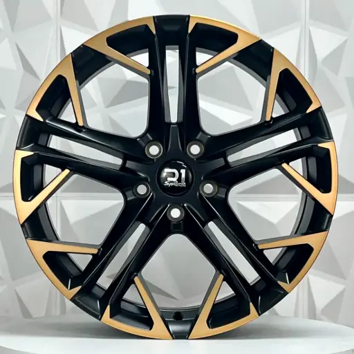 [188613] RIN 18X8 5-112 R1 SPORT CPR19 SATIN BLACK MF+COPPER ET40 CB57.1 