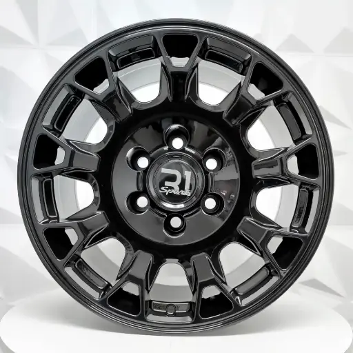 [174815] RIN 17X8 6-139.7 R1 SPORT QC2029 GLOSS BLACK ET5 CB106.1